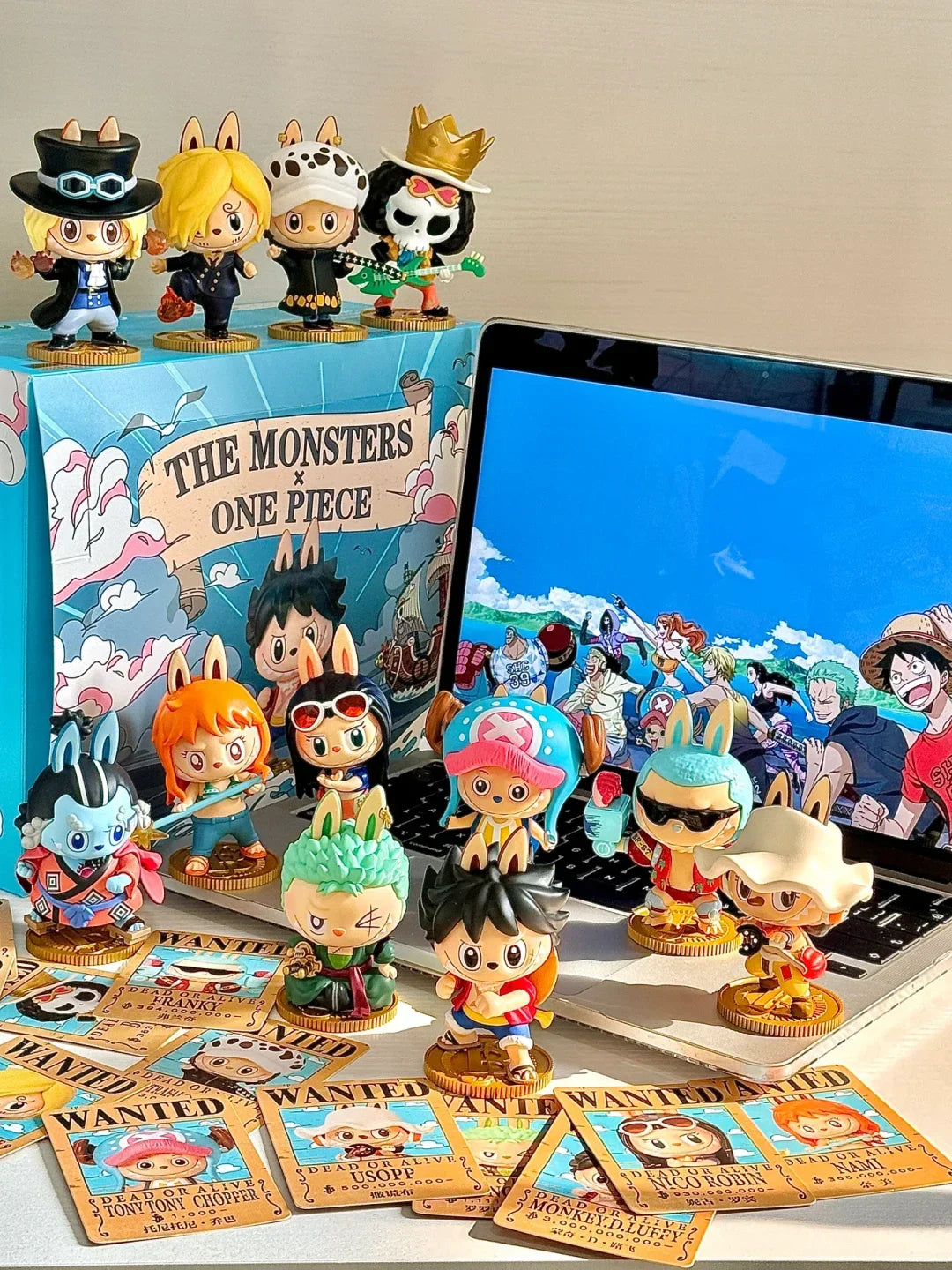 Original Labubu x One Piece Luffy Figure