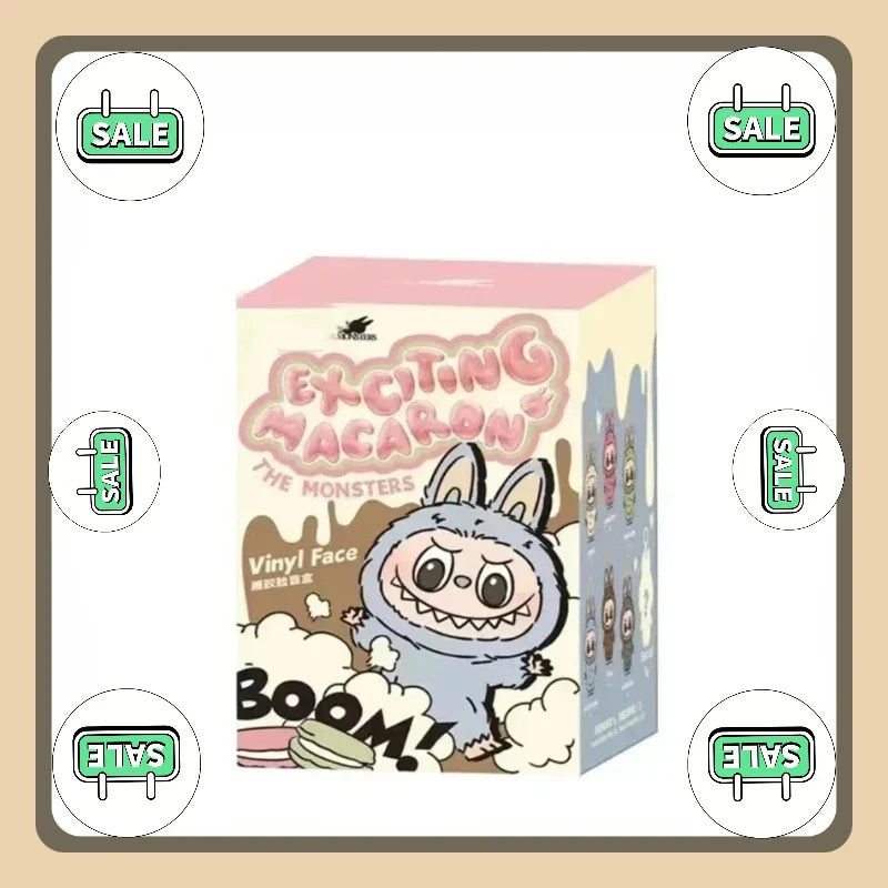 Popmart Labubu Heartbeat Macaron Big Energy V1-V3 Keychain