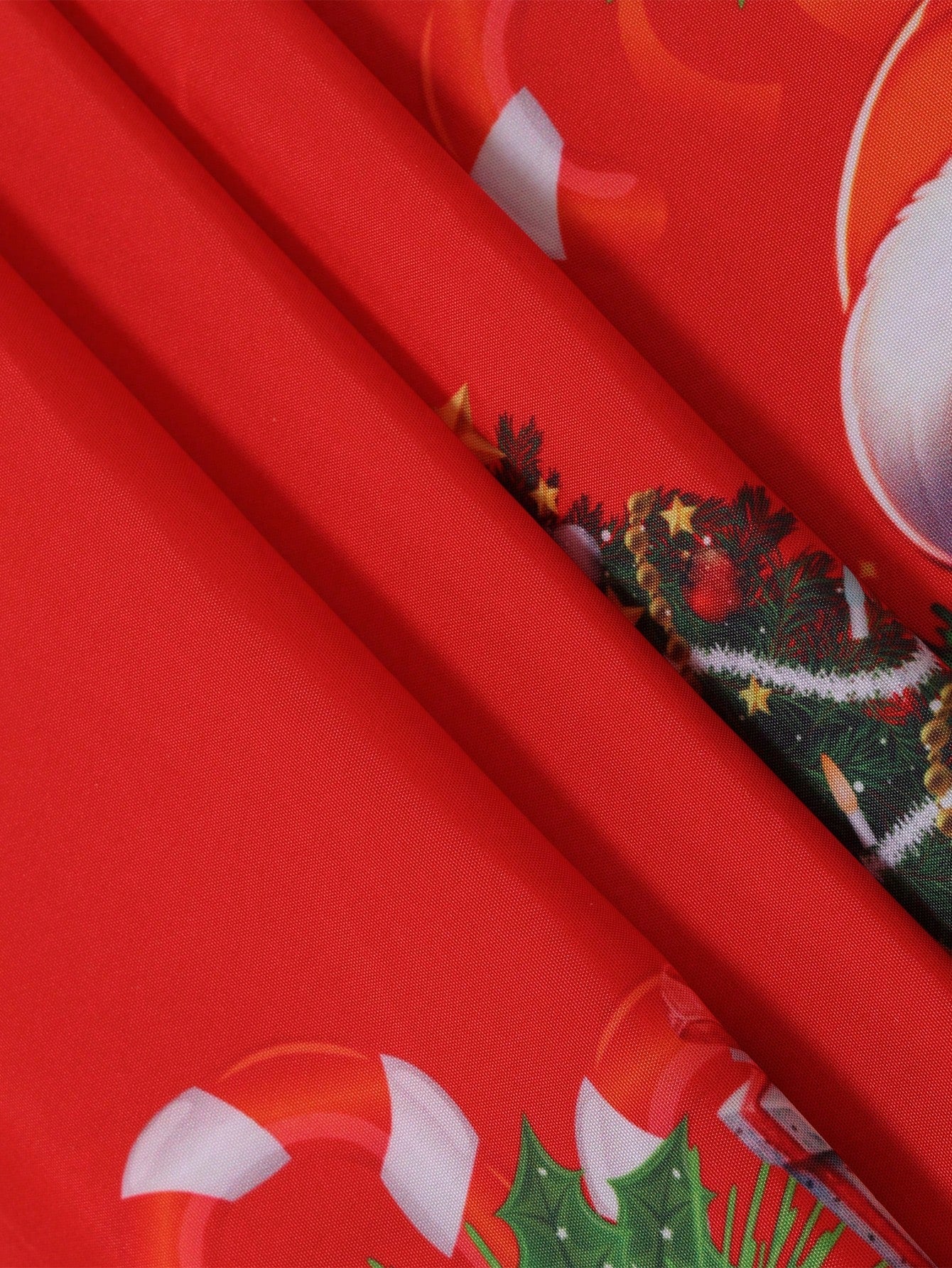 Merry Christmas Round Tablecloth Cover