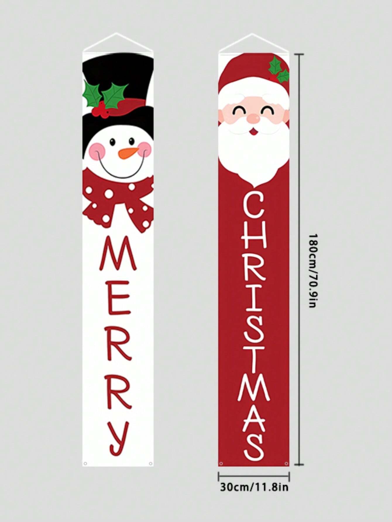Merry Christmas Door Hanging Banners