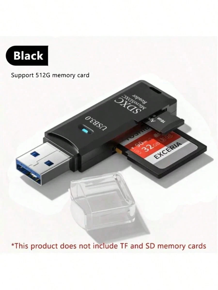 USB 3.0 2-in-1 Card Reader