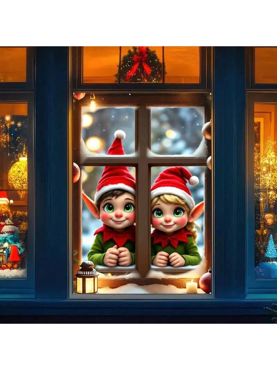 Santa Claus Elf Door Banner
