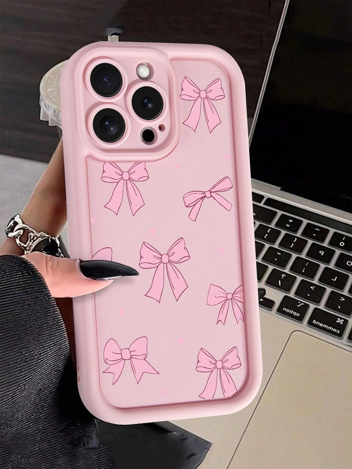 Butterfly Blossom Glitter iPhone Case