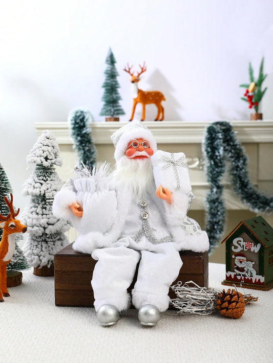 Sitting Santa Claus Christmas Figurine