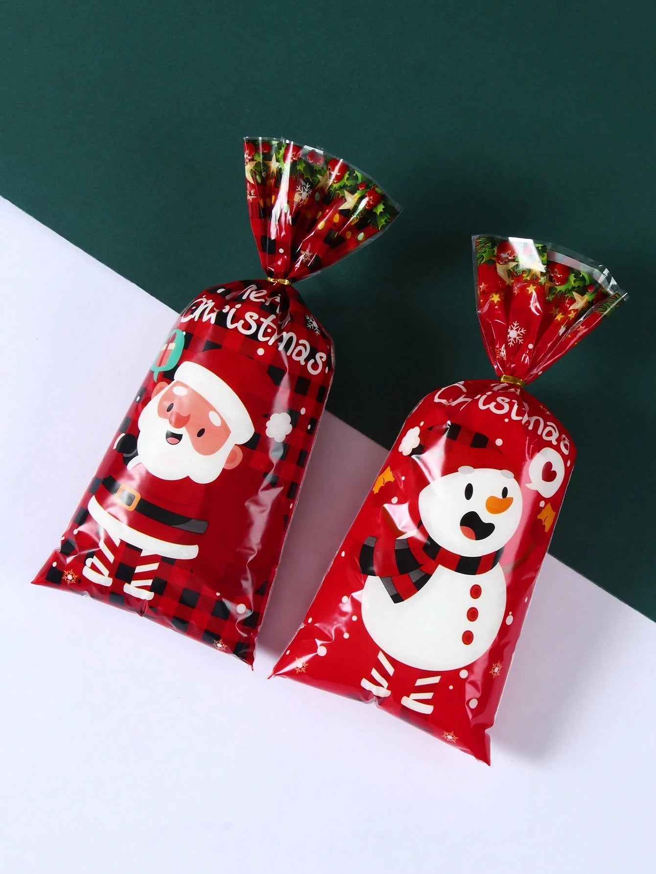 Christmas Cellophane Gift Wrapping Bags
