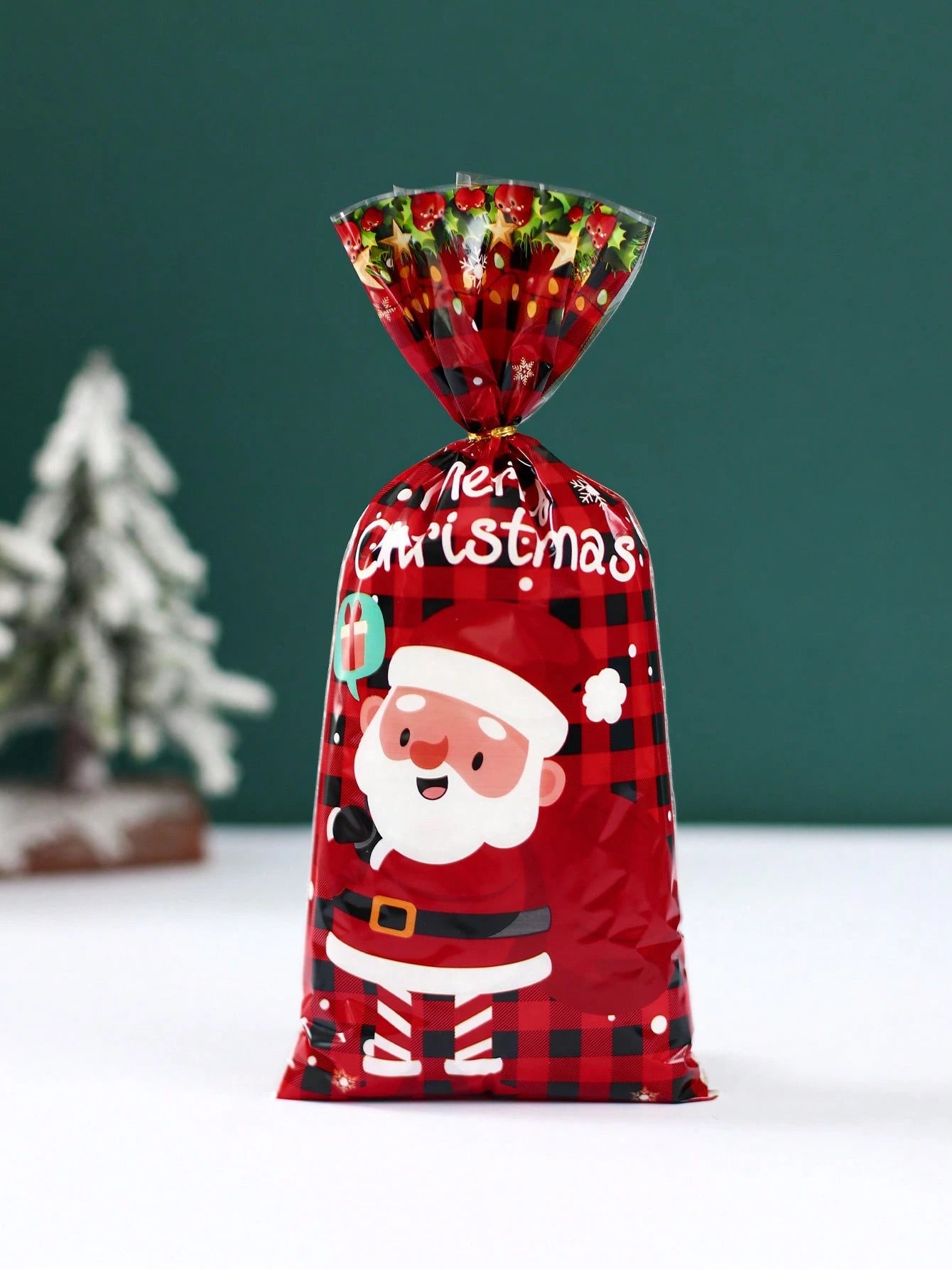 Christmas Cellophane Gift Wrapping Bags