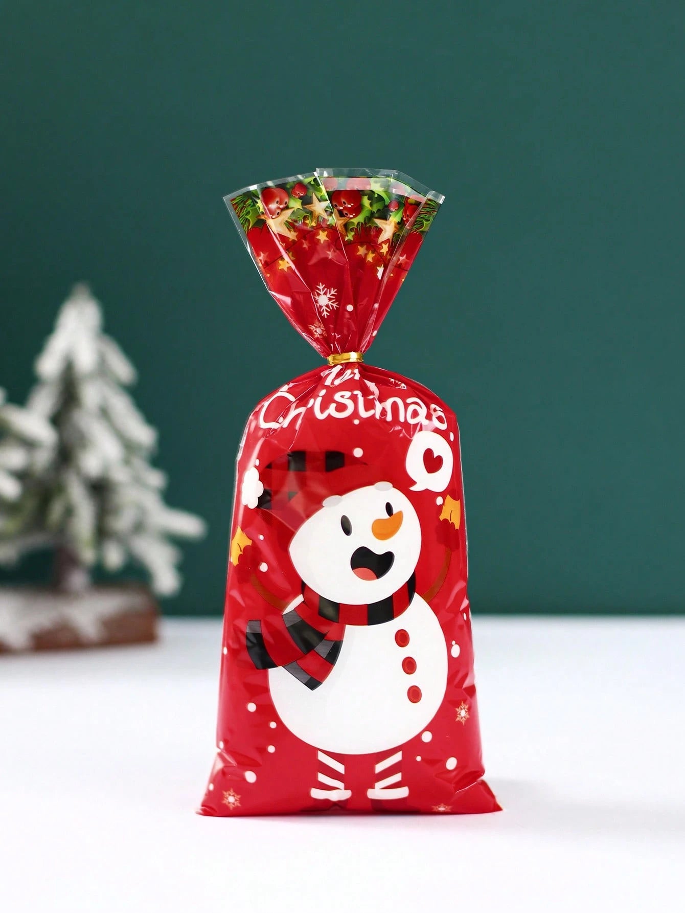 Christmas Cellophane Gift Wrapping Bags
