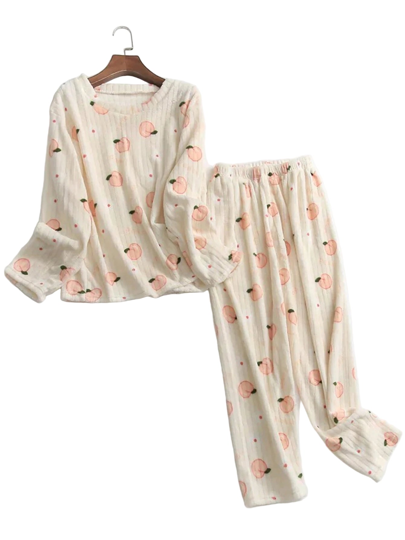 Winter Coral Fleece Pajama Set