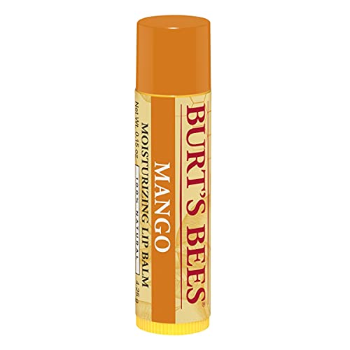 Burt's Bees Lip Balm - Mango, Lip Moisturizer With Responsibly Sourced Beeswax, Tint-Free, Natural Origin Conditioning Treatment, 2 Tubes, 0.15 oz.