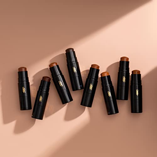 Black Radiance Color Perfect Foundation Stick with Soft Brush Applicator Duo – Buildable, Blendable Versatile Pigment-Rich Formula - Bronze Glow