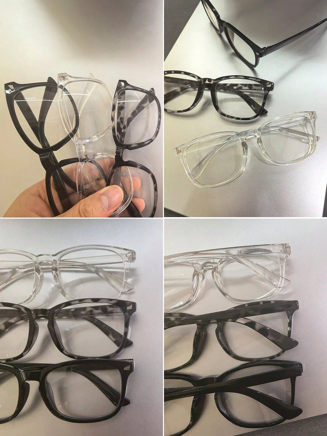 Round Transparent Sunglasses for Men