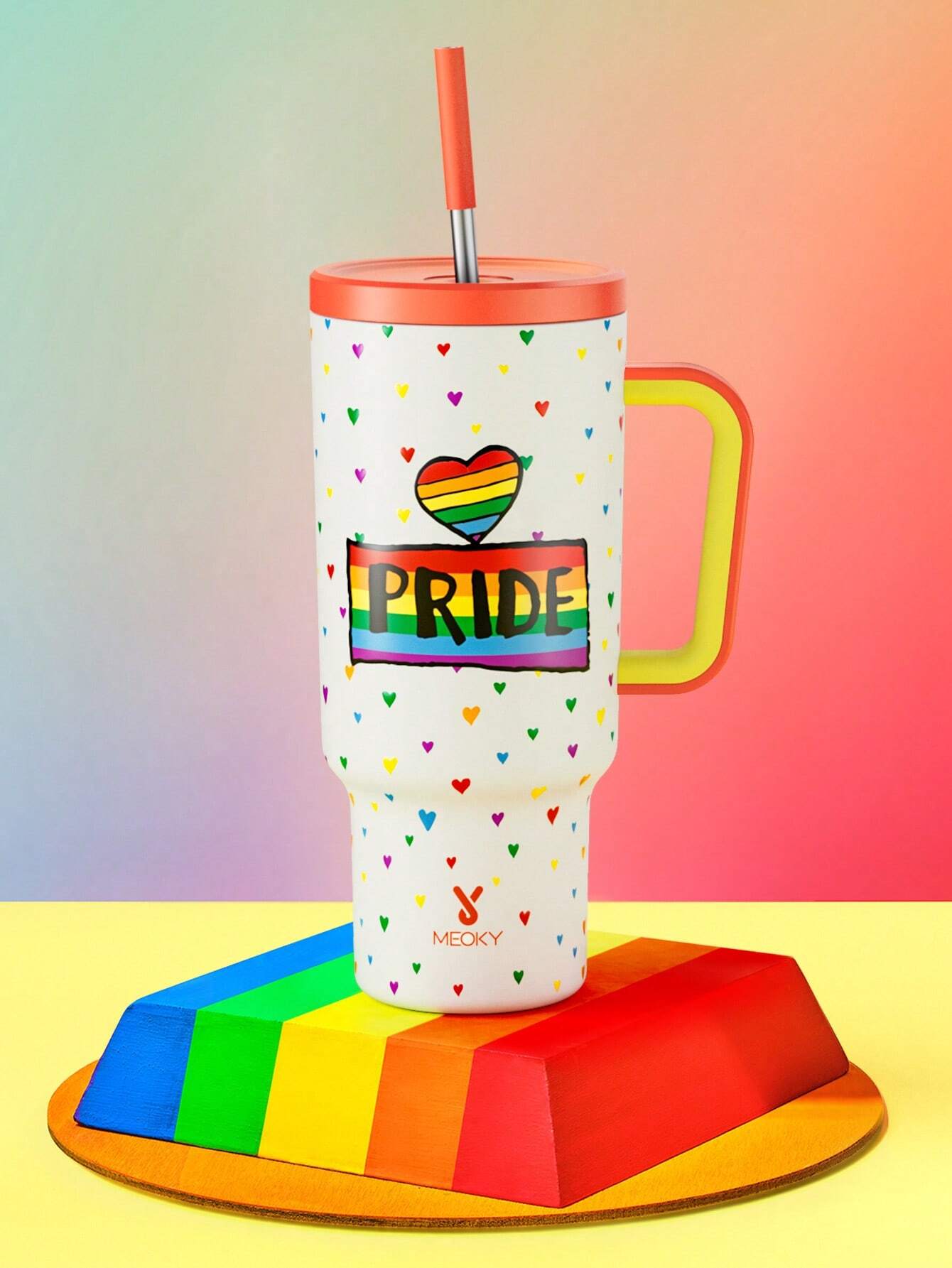 Meoky 40oz Insulated Travel Tumbler