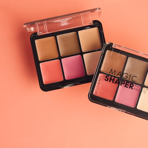 Catrice | Magic Shaper Face Cream Palette | Blush, Bronzer, & Highlighter | Longwearing, Blendable, & Buildable | Vegan & Cruelty Free