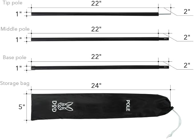 DOD Kiso Tarp Pole