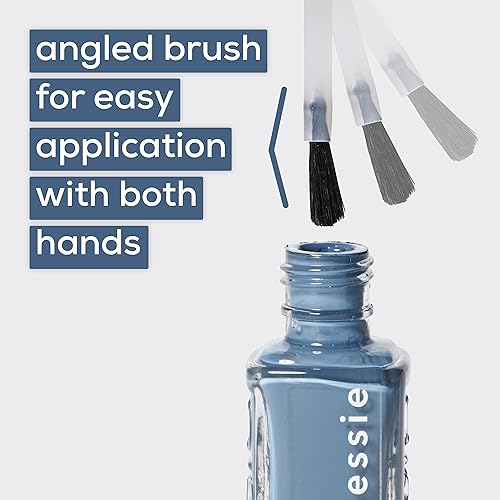 Essie expressie, Quick-Dry Nail Polish, 8-Free Vegan, True Black, Now Or Never, 0.33 fl oz