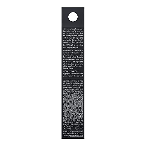 e.l.f. O Face Satin Lipstick, Richly Pigmented, Nourishing & Long-Lasting Creamy Lipstick, Infused With Jojoba, Vegan & Cruelty-Free, Hustle