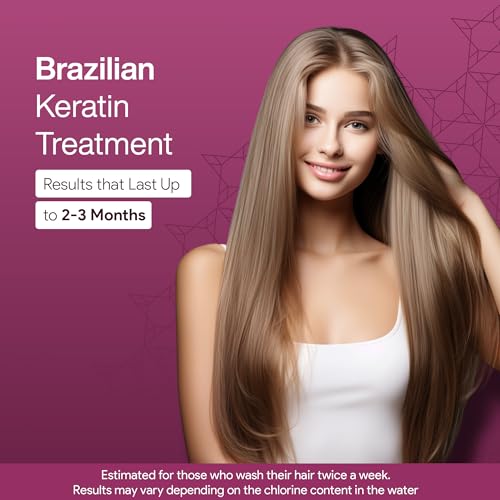 Brazilian Keratin Hair Treatment Straightening - Smooths, Softens, Moisturizers, Adds Shine, Reduces Frizz AGI PRO LISS (PACKAGING MAY VARY)