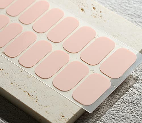 Beaolata Nail Polish Strips, 32PCS Salon Quality Wraps, Long Lasting Gel Nail Stickers for Women Easy Apply& Remove (Scottish Pebbles Blue&Brown)