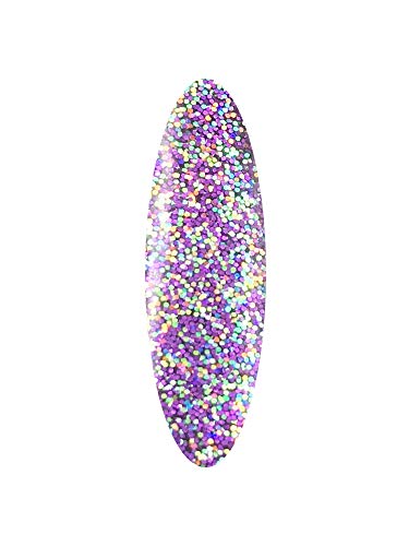 Body Glitter Gel- Face, Body & Hair (1 Pk Stardust Violet) Iridescent Holograph Roll-on 1 oz | Cosmetic-Grade Makeup, Apply Without Glue, Easy to Take Off & Keep Skin Clean - for Concerts and Raves