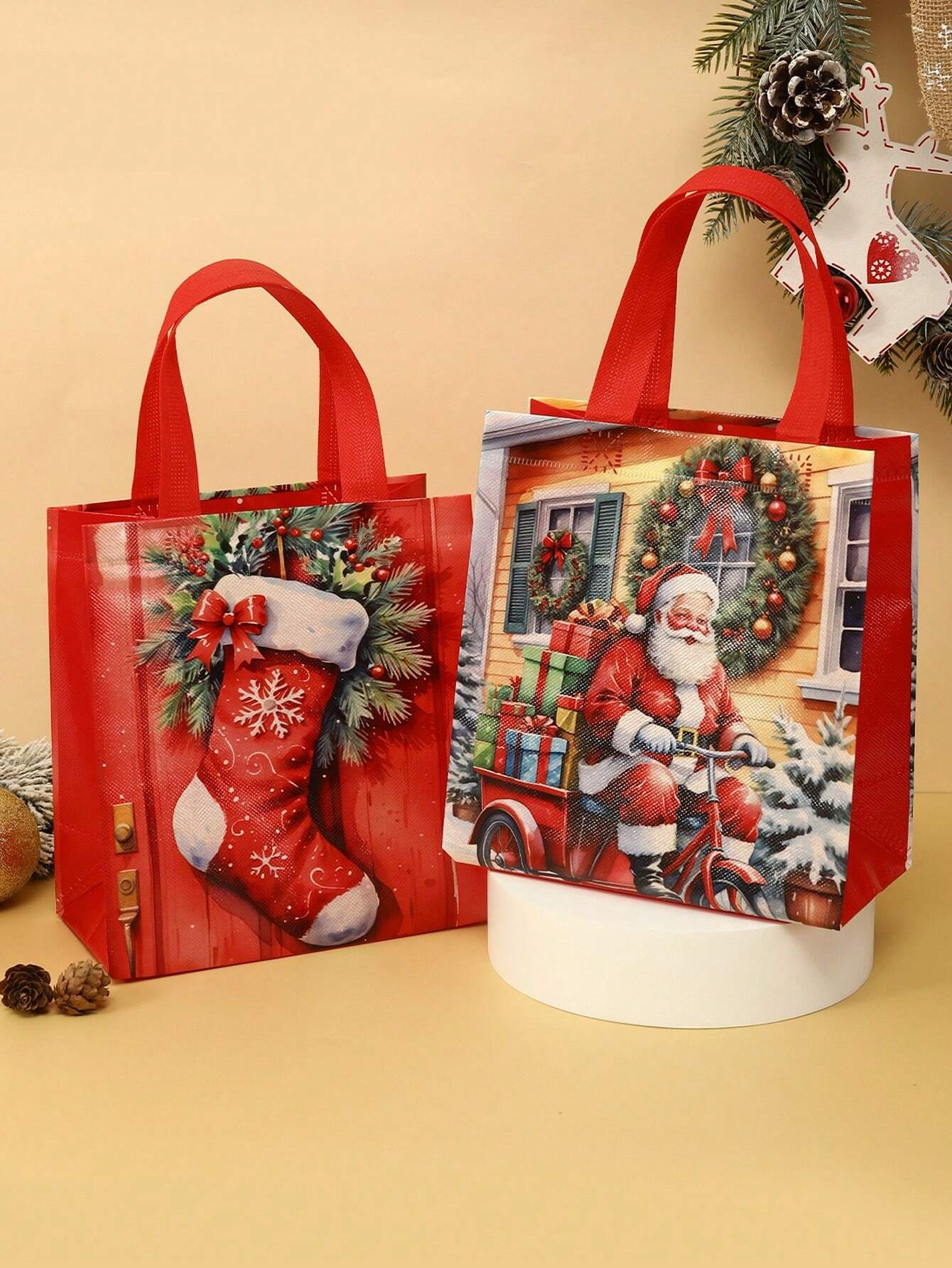 Christmas Santa Claus Gift Bags