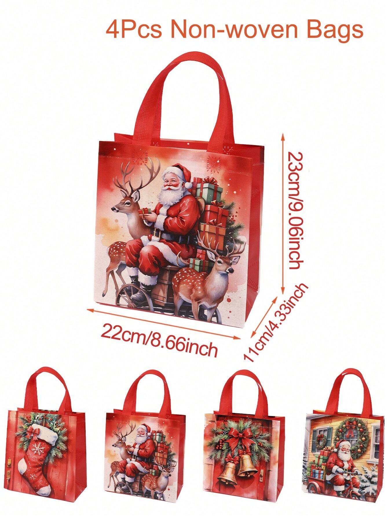 Christmas Santa Claus Gift Bags