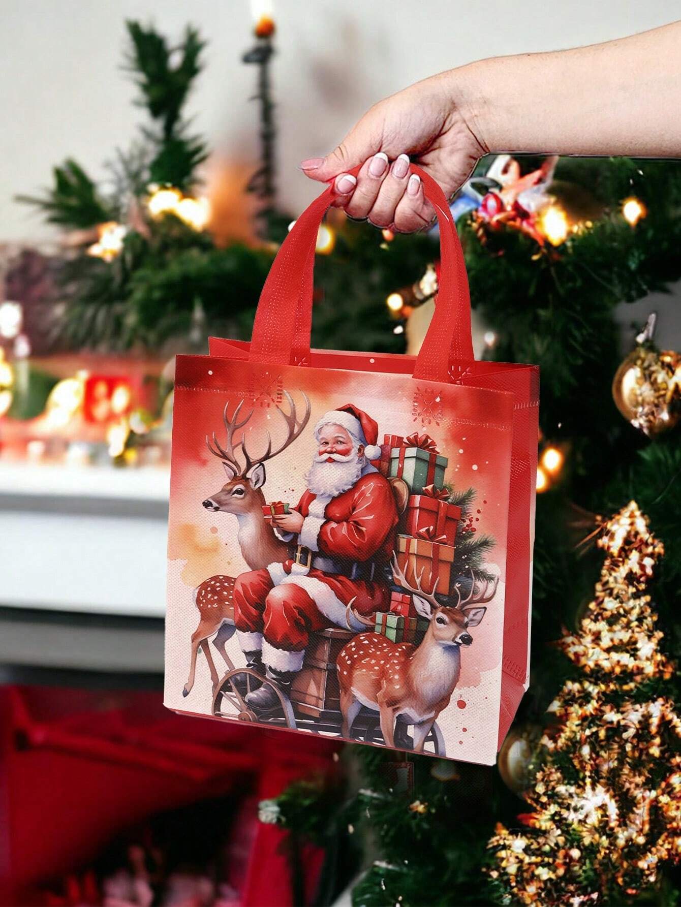 Christmas Santa Claus Gift Bags