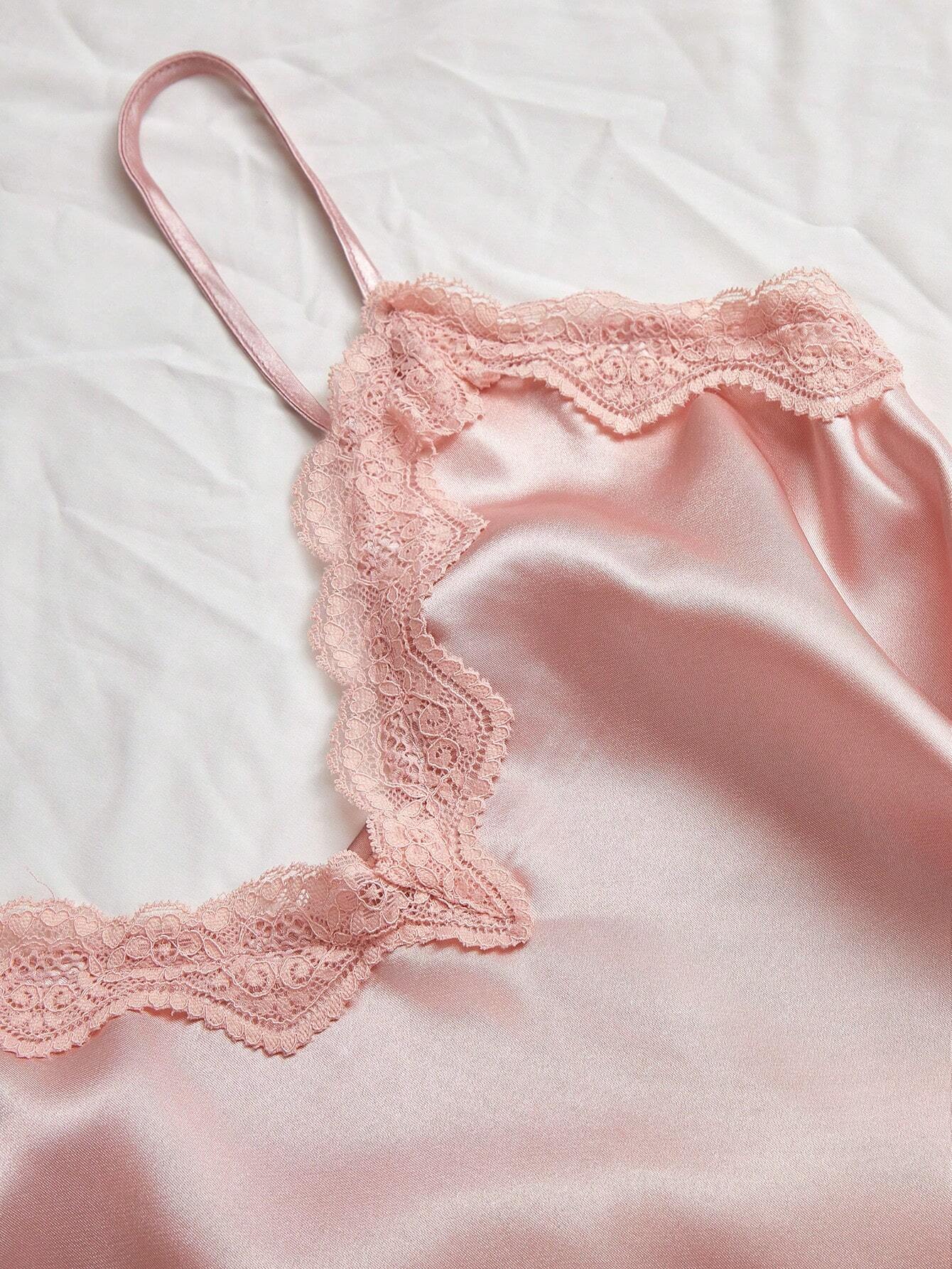Women's Silk Imitation Sleepwear Set