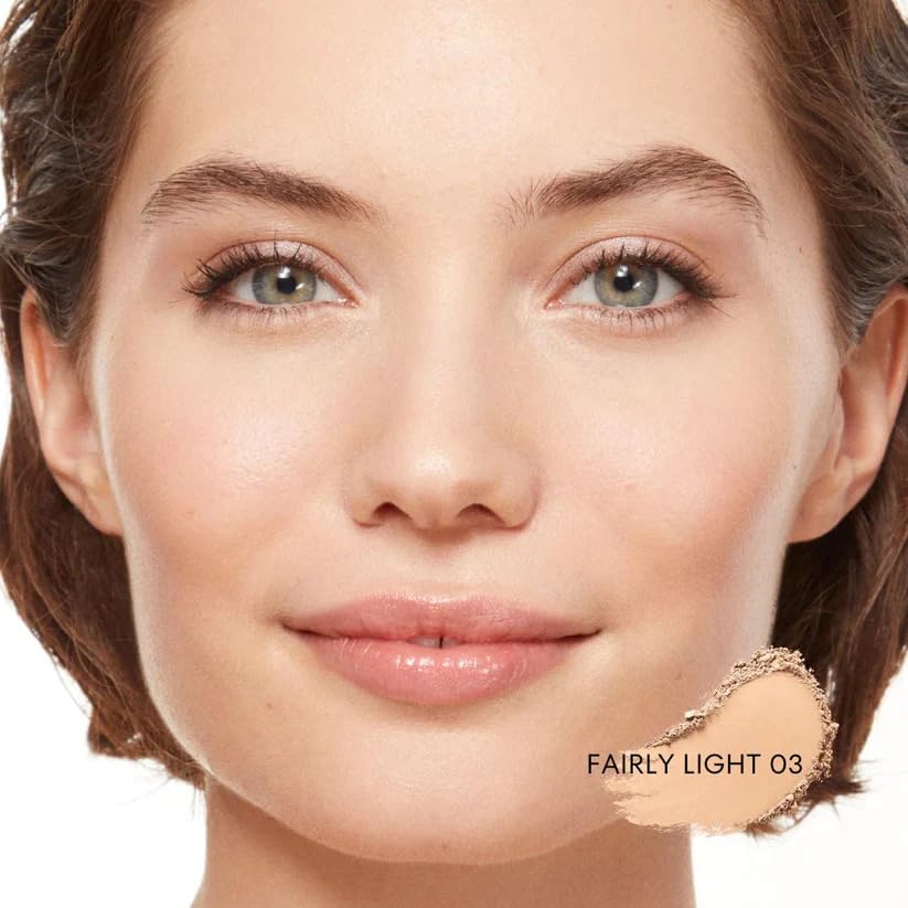 bareMinerals Original Loose Powder Foundation SPF 15, Lightweight Mineral Loose Powder Foundation Makeup, Buildable Coverage, Talc Free, Vegan (Fairly Light 03)
