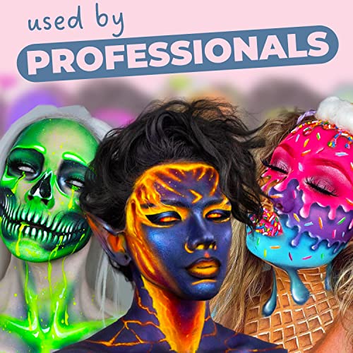 Blue Squid PRO Face Paint - Professional Water Based Single Cake Facepaint & Body Paints - SFX Makeup, Kids Adults Face Painting for Costume, Halloween, Cosplay - Classic Pink 30g / 1oz