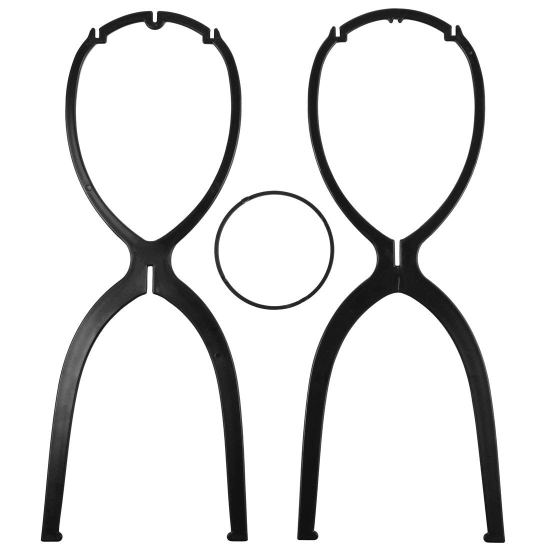 Dreamlover Wig Head Stand, Tall Stand for Long Wigs, 2 Packs