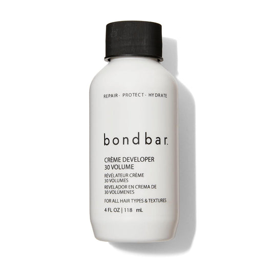 Bondbar 30 Volume Creme Developer, Repairing hair dye for all hair types, CrueltyFree*, ParabenFree, & Vegan, 4 Oz