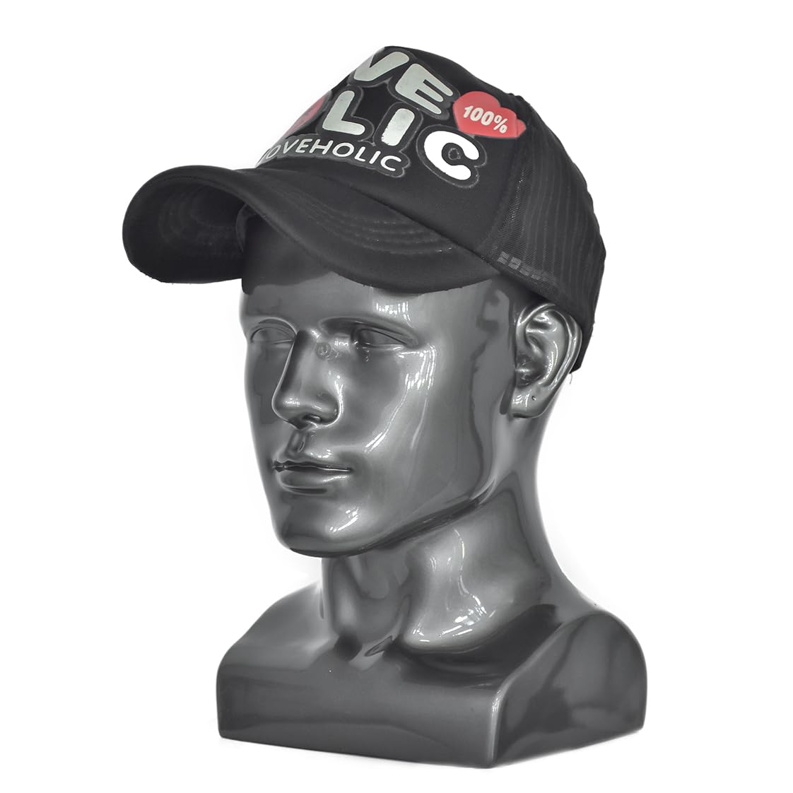 BLTYXT PVC Male Mannequin Head Professional Manikin Training Head for Display Headphone Game Console Hats Wigs Jewellery Glasses Facemask Caps Model Head (L90hh)