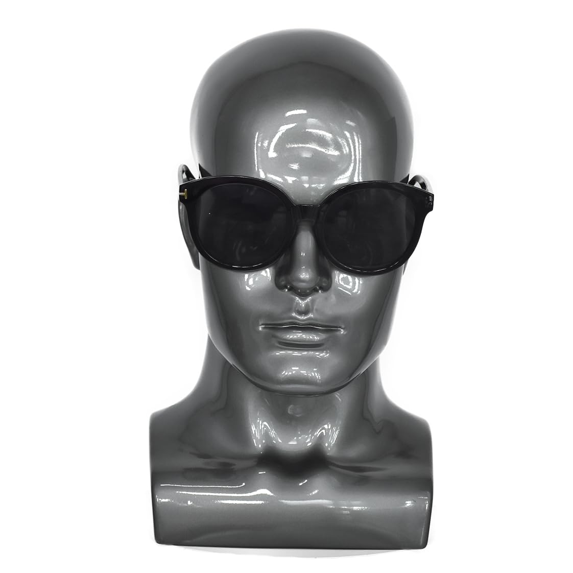 BLTYXT PVC Male Mannequin Head Professional Manikin Training Head for Display Headphone Game Console Hats Wigs Jewellery Glasses Facemask Caps Model Head (L90hh)