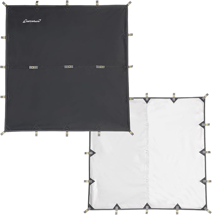 Clostnature Waterproof Camping Tarp for Tent - Ultralight Hammock Rain Fly for Backpacking, Heavy Duty Camping Hiking Awning Lightweight Rain Tarp Tent Shelter Camping Gear Must Haves