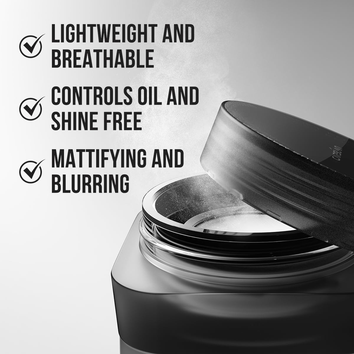 CARSLAN Soft Focus Loose Setting Powder, Waterproof, Matte, Oil Control, Shine Free, Talc-Free Face Powder Makeup, 24H Longwear Finishing Powder, 01 Pink