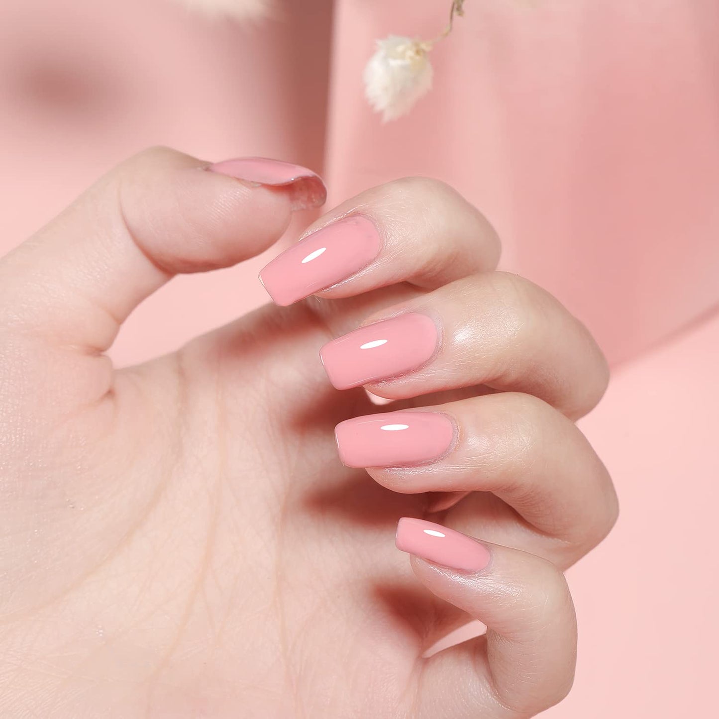 Artdone Gel Nail Polish Set - 6 Colors Nude Grey Peach Dark Red Colors Nail Polish For All Seasons Neutral Soak Off LED Lamp Cured Manicure Kit For Nail Art