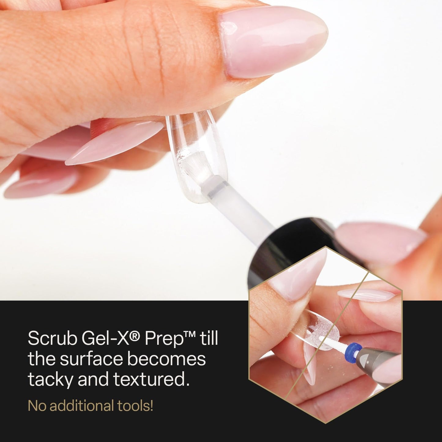 Apres Gel-X Prep Acid-Free Tip Primer 15 ml, Nail Tip Etching Prep for Improved Adhesion
