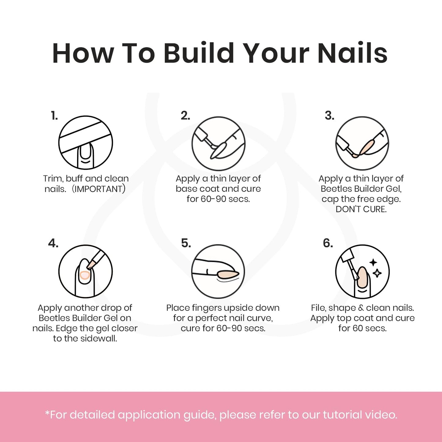 Beetles Builder Gel, Hema Free Nude Glitter Builder Gel for Nails, Nail Strengthener Building Extension Gel in A Bottle 7 in 1 Nails Thickening & Repair
