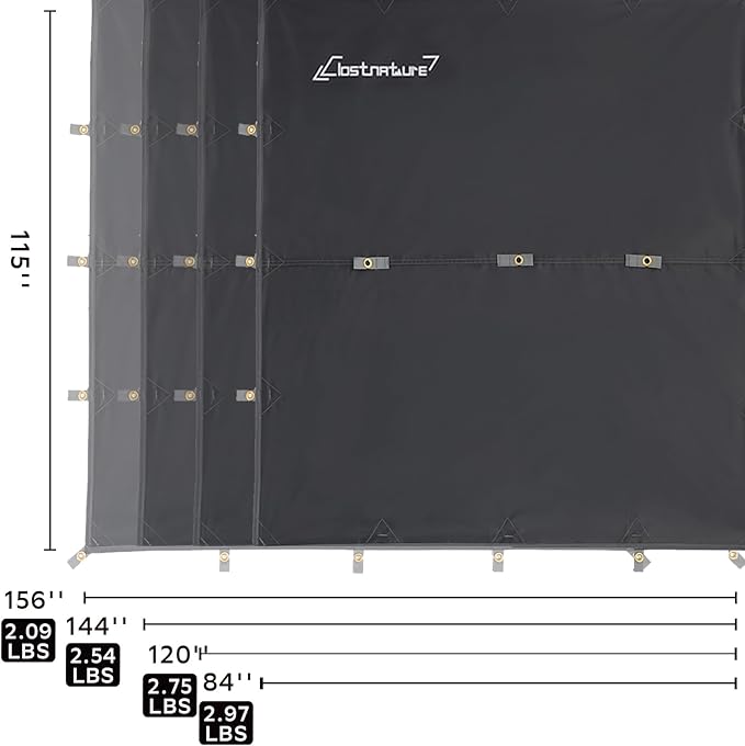 Clostnature Waterproof Camping Tarp for Tent - Ultralight Hammock Rain Fly for Backpacking, Heavy Duty Camping Hiking Awning Lightweight Rain Tarp Tent Shelter Camping Gear Must Haves