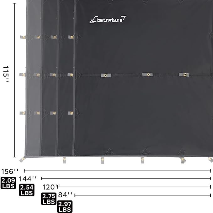 Clostnature Waterproof Camping Tarp for Tent - Ultralight Hammock Rain Fly for Backpacking, Heavy Duty Camping Hiking Awning Lightweight Rain Tarp Tent Shelter Camping Gear Must Haves