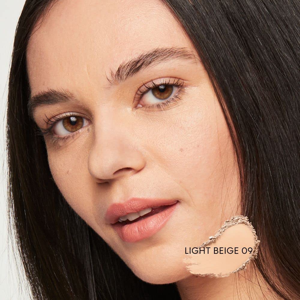 bareMinerals Original Loose Powder Foundation SPF 15, Lightweight Mineral Loose Powder Foundation Makeup, Buildable Coverage, Talc Free, Vegan (Light Beige 09)