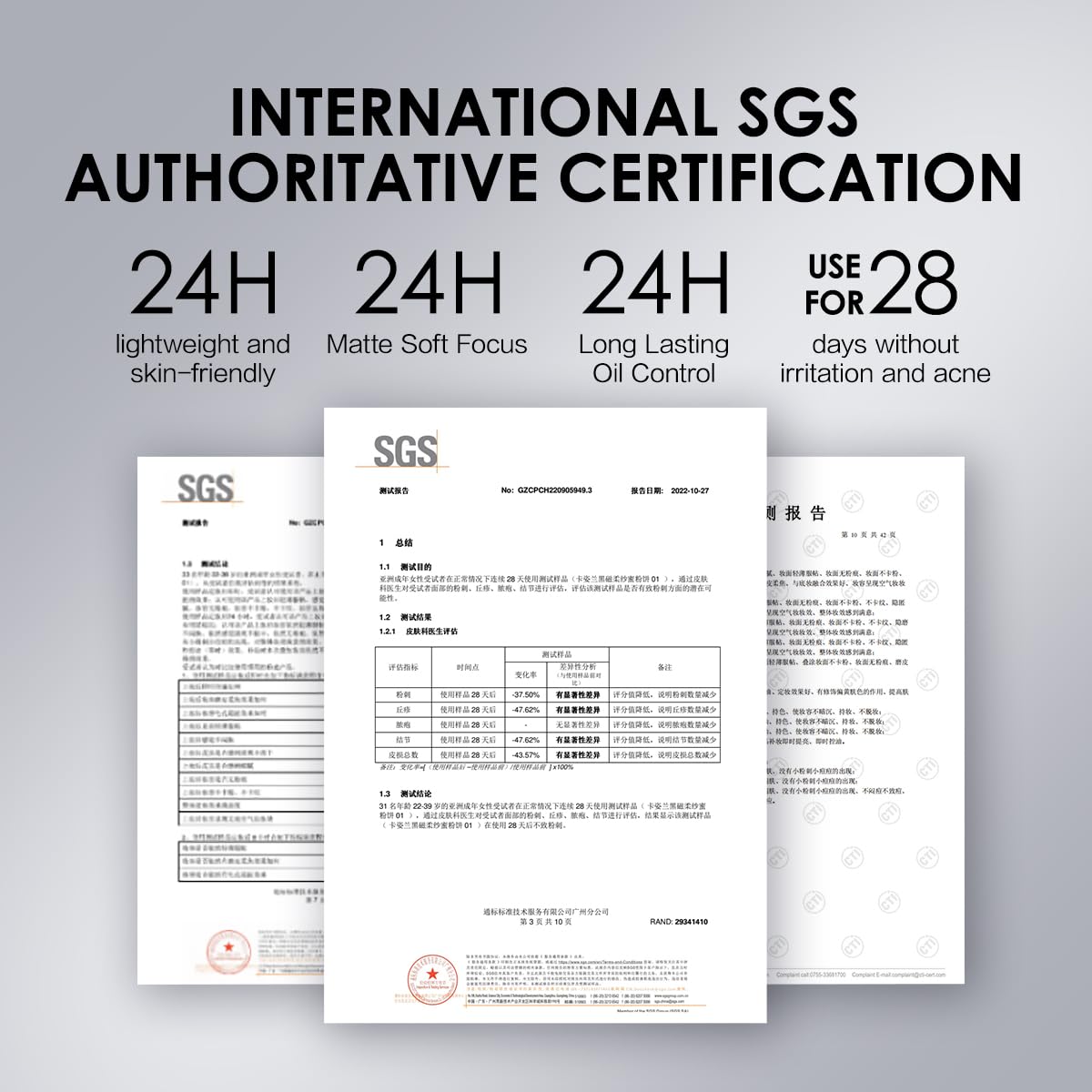 CARSLAN Oil Control Face Pressed Powder Compact, 24H Longlasting Waterproof Pressed Setting Powder Foundation Makeup, Shine Free, Poreless, Smooth, 01 Translucent for dry skin (0.28Oz) (0.28Oz)