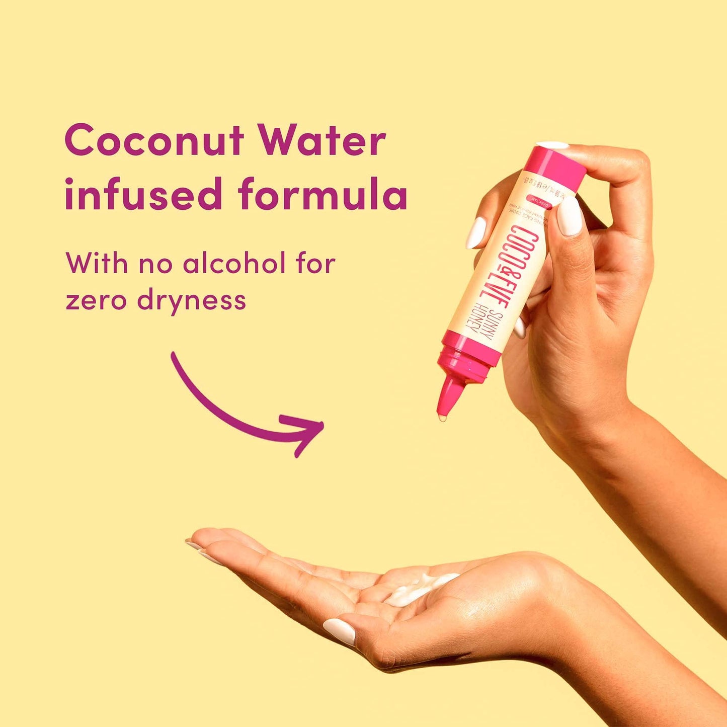 Coco & Eve Sunny Honey Bronzing Face Drops (Dark), Natural, Hydrating Hyaluronic Acid. Indoor Sunless Moisturizing Self Tanner. (1 fl oz)