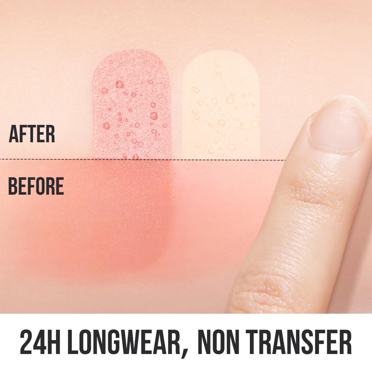 CARSLAN Soft Focus Loose Setting Powder, Waterproof, Matte, Oil Control, Shine Free, Talc-Free Face Powder Makeup, 24H Longwear Finishing Powder, 01 Pink