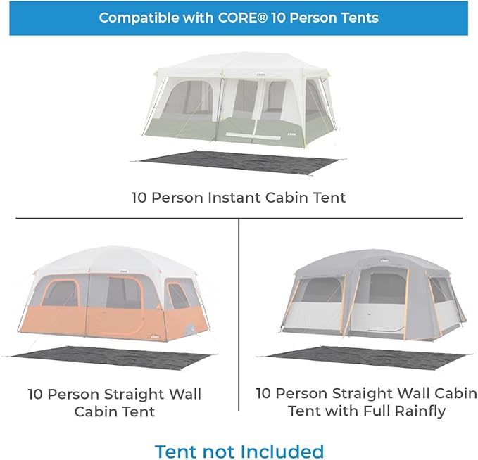 CORE Outdoor Tent Footprints | Perfect Tarp Camping Accessories
