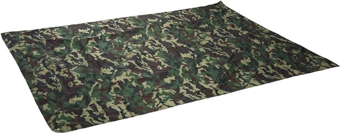 Camouflage Tent Tarp, Portable Rainproof Tent Tarp Camping Tent Tarp Shelter for for Outdoor Hiking Hunting