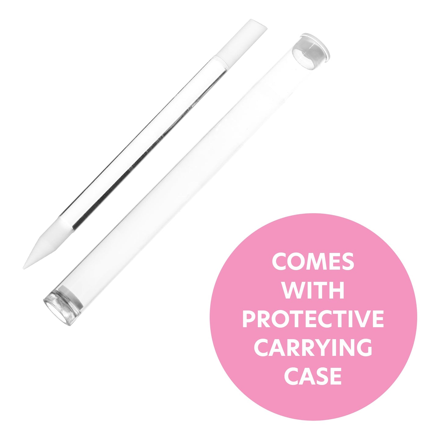 BONA FIDE BEAUTY Glass Cuticle Pusher - Dual Ended Manicure Stick - Premium Czech Tools