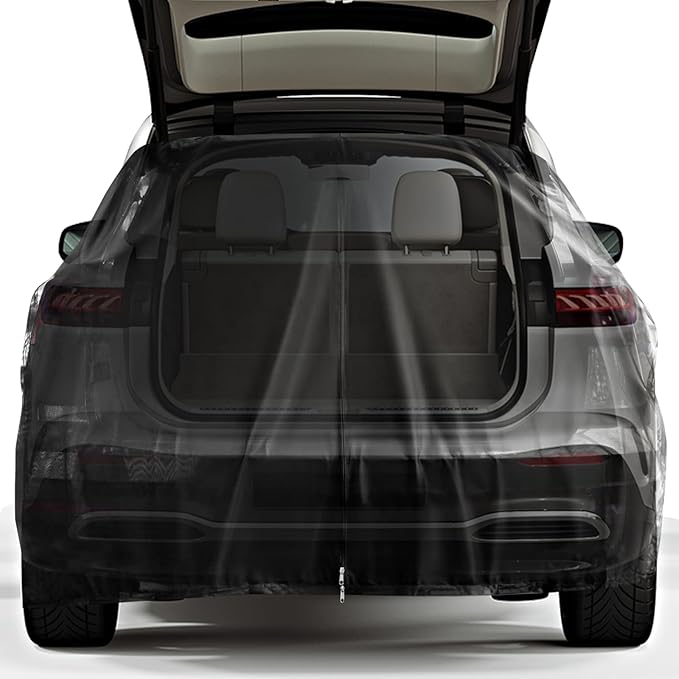 Car Tailgate Mesh Screen,59"x69" Magnetic Car Tailgate Tent Breathable Mesh Net for SUV MPV, UV & Privacy Protection Camping Mosquito Screen for 49.6~53.1in Tail Spacing,Car Camping Accessories-XL