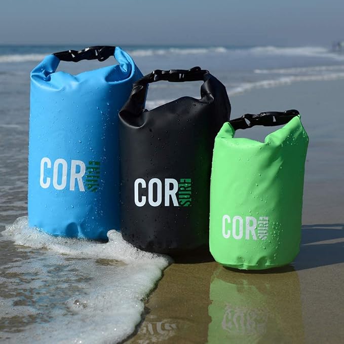 COR Surf Floating Waterproof Dry Bag 3L | 5L |10L | 15L Roll Top Sack Keeps Gear Dry for Kayaking, Rafting, Boating, Swimming, Camping, Hiking, Beach, Fishing