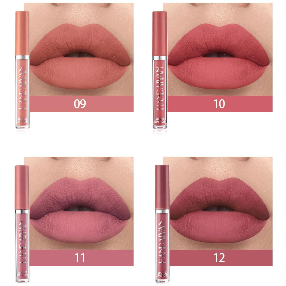 BestLand 3Pcs Matte Liquid Lipstick Set for Women - 24H Transfer-Proof, Moisturizing & Non-Sticky Lip Gloss I Bold Berry, Warm Rose, Muted Pink I Vegan + Cruelty-Free for Daily & Party